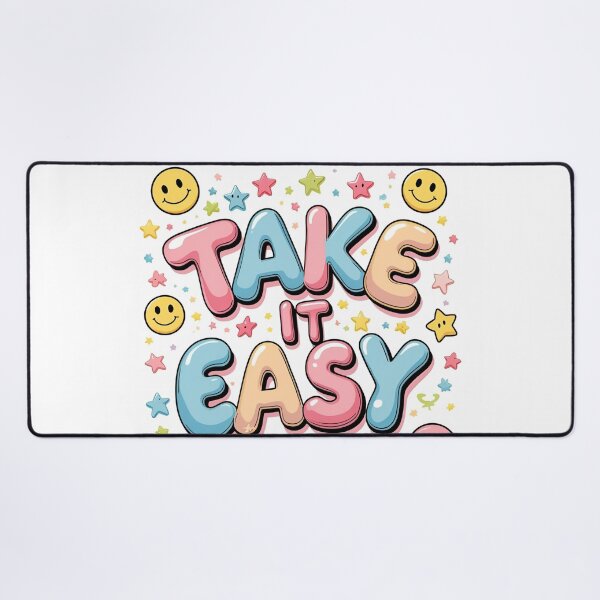 Item preview, Take it Easy – Pastel letters with stars and smileys designed and sold by Anna2492.