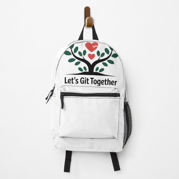 Item preview, Let’s Git Together – Romantic Git Tree Code Pun designed and sold by einfachdesign.