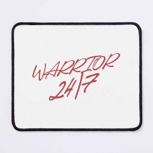 Item preview, Warrior 24/7 logo red designed and sold by Warrior247.
