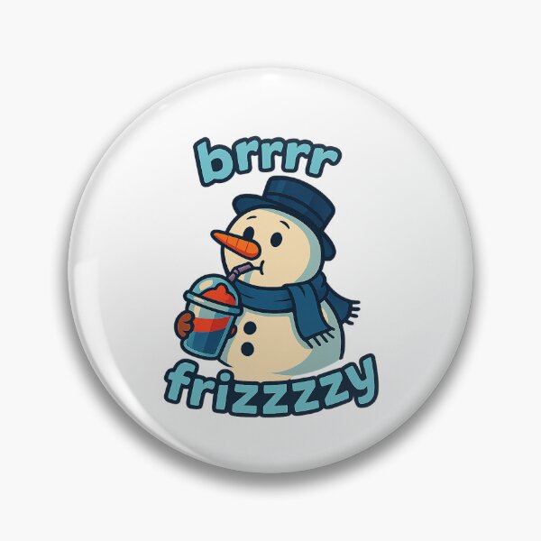 Item preview, Brrrr Frizzzy Snowman designed and sold by Funny_Store.