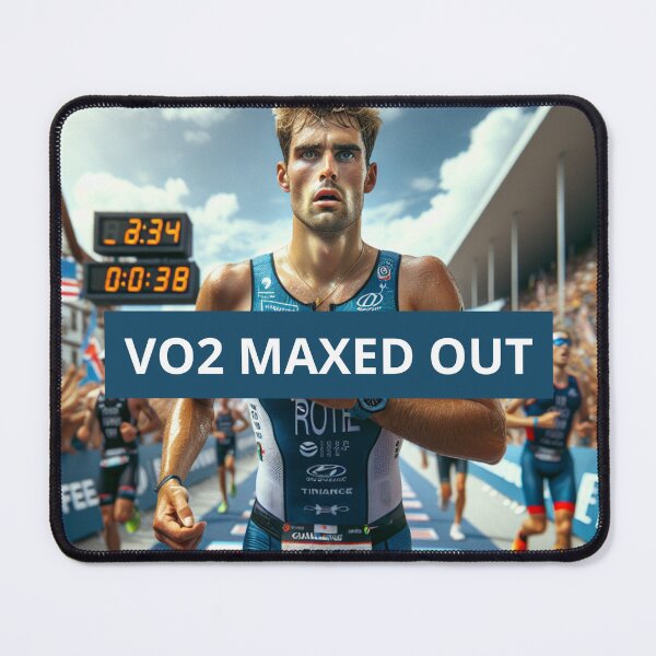 Item preview, VO2 Maxed Out | Elite Triathlon Motivation Sticker designed and sold by Triathlongram.