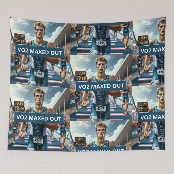 Item preview, VO2 Maxed Out | Elite Triathlon Motivation Sticker designed and sold by Triathlongram.