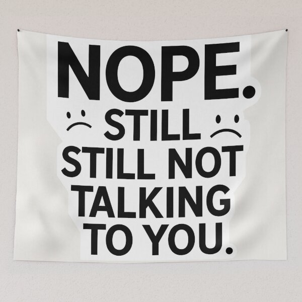 Item preview, Nope. Still no word for you – Cheeky saying in minimal design designed and sold by Anna2492.