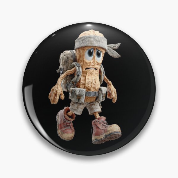 Artikelvorschau, Peanut Commando Art – Illustration eines Kampf-Erdnusshelden entworfen und verkauft von Maryna_Reine.