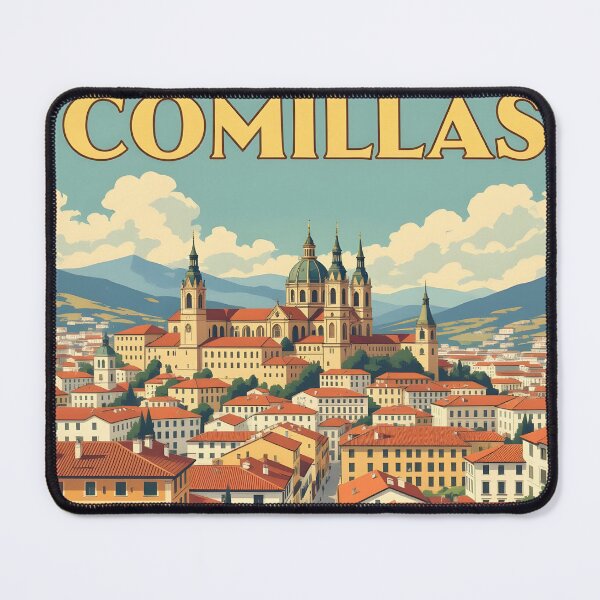 Item preview, Comillas: Vintage-Style Painterly Travel Poster designed and sold by LSVart.