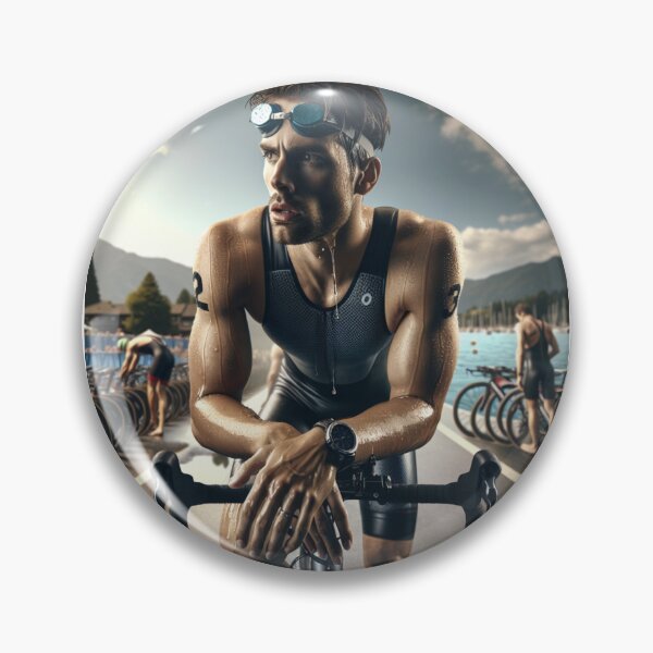 Artikelvorschau, "Grit in Transition" | Triathlon Race Ready Sticker entworfen und verkauft von Triathlongram.