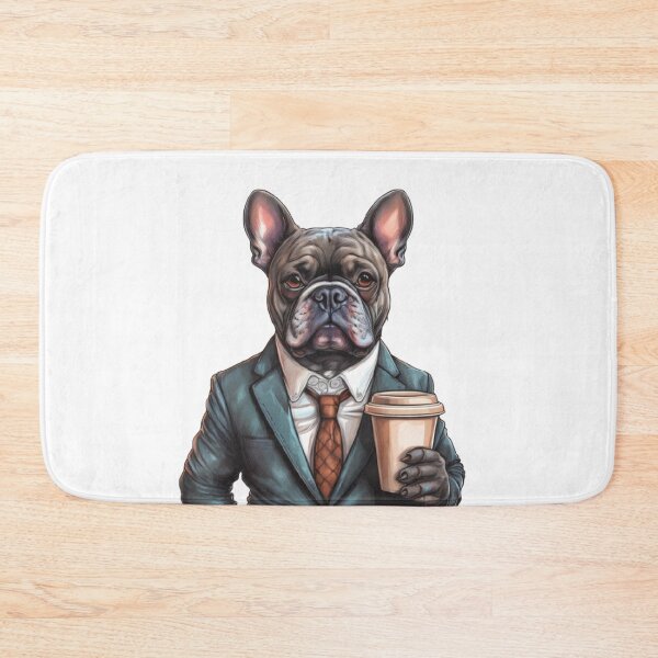 Item preview, Corporate Frenchie: Caffeine & Deadlines designed and sold by MoeGFX.