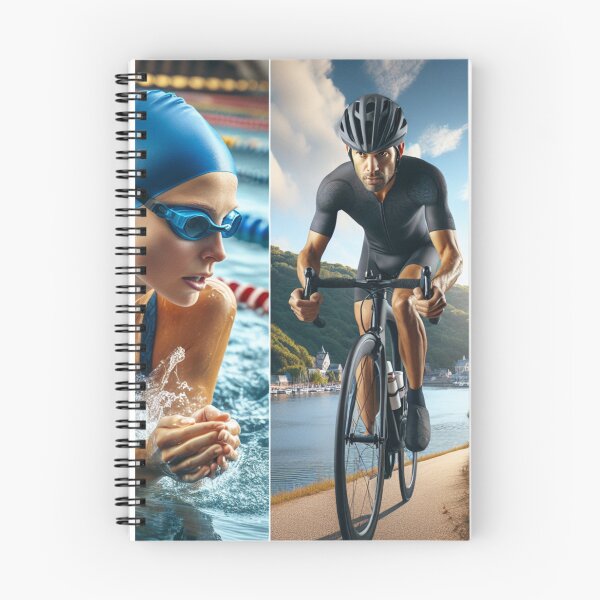 Item preview, "Swim. Bike. Run. Repeat." – Triathlon Life Sticker designed and sold by Triathlongram.