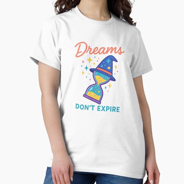 Item preview, Dreams Don’t Expire – Magical Hourglass Quote Art designed and sold by My name is Kritsada.