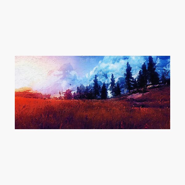 Item preview, Bucolic Paradise designed and sold by AM FineArtPrints.