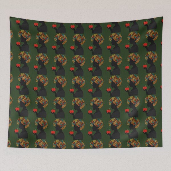 Item preview, Afro Teacher Love – Ankara Afro Illustration  designed and sold by MikokoDesigns.