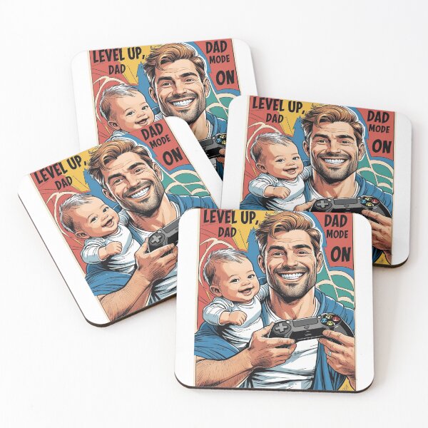 Item preview, Level Up, Dad Mode On – Epic Gamer Dad Art designed and sold by NectarTitania.