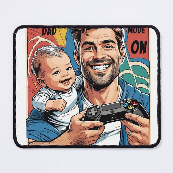 Item preview, Level Up, Dad Mode On – Epic Gamer Dad Art designed and sold by NectarTitania.