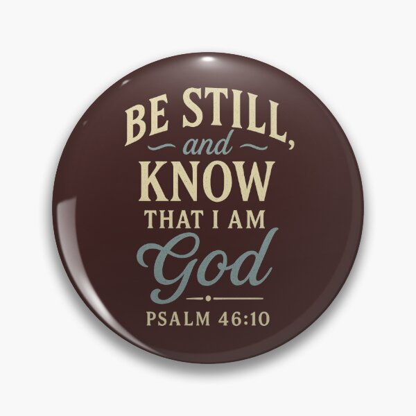 Item preview, Be Still and Know – Psalm 46:10 Bible Verse Quote designed and sold by SimplySelim.