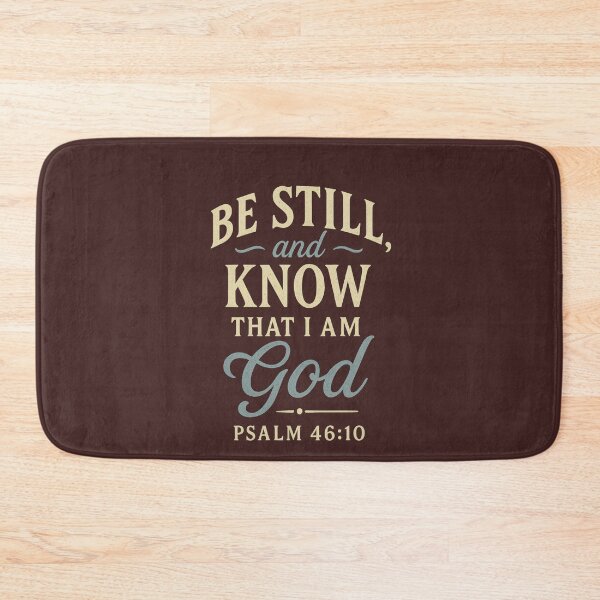 Item preview, Be Still and Know – Psalm 46:10 Bible Verse Quote designed and sold by SimplySelim.