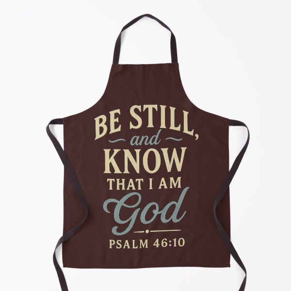 Item preview, Be Still and Know – Psalm 46:10 Bible Verse Quote designed and sold by SimplySelim.