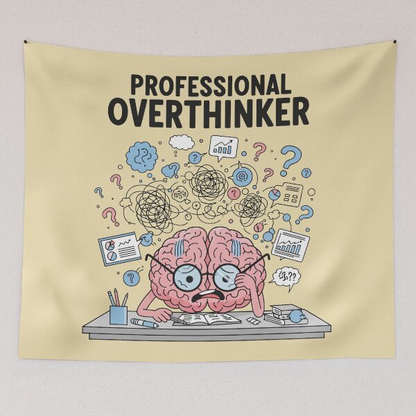Item preview, Professional Overthinker designed and sold by Amir Faysal.