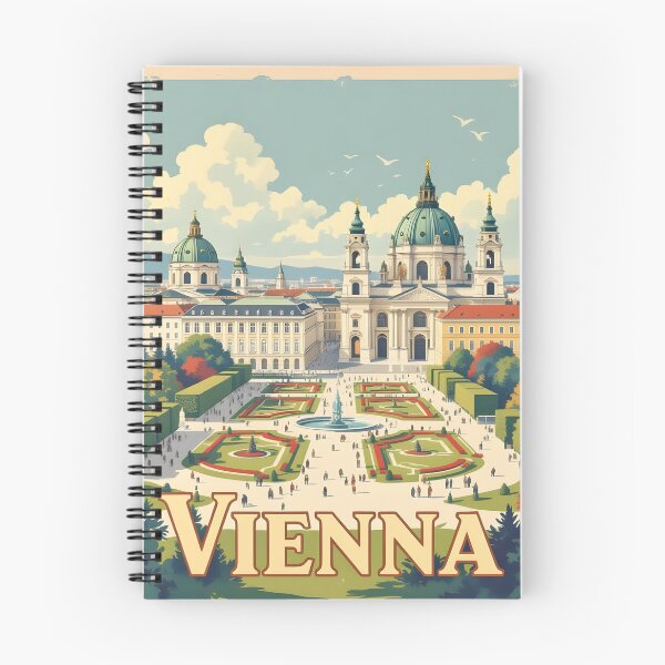 Item preview, Vienna: Vintage-Style Painterly Travel Poster designed and sold by LSVart.
