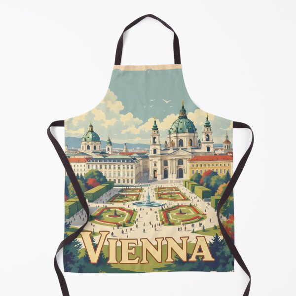Item preview, Vienna: Vintage-Style Painterly Travel Poster designed and sold by LSVart.