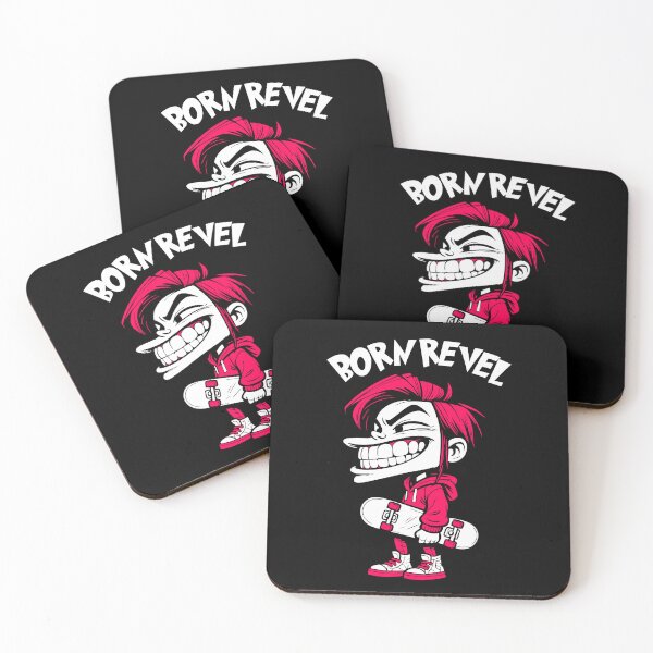 Item preview, Gaming Born Revel – Digital Skate Hero designed and sold by AtuqStudio.