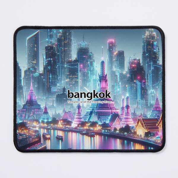 Item preview, Bangkok : Temples and the Flowing River designed and sold by Vanich-Panich.