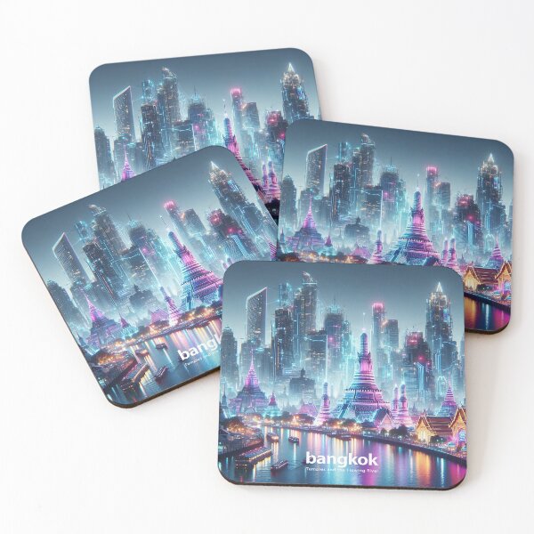 Item preview, Bangkok : Temples and the Flowing River designed and sold by Vanich-Panich.
