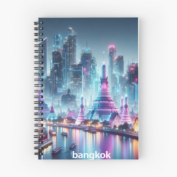 Item preview, Bangkok : Temples and the Flowing River designed and sold by Vanich-Panich.