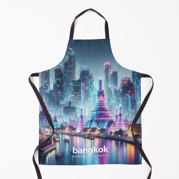 Item preview, Bangkok : Temples and the Flowing River designed and sold by Vanich-Panich.