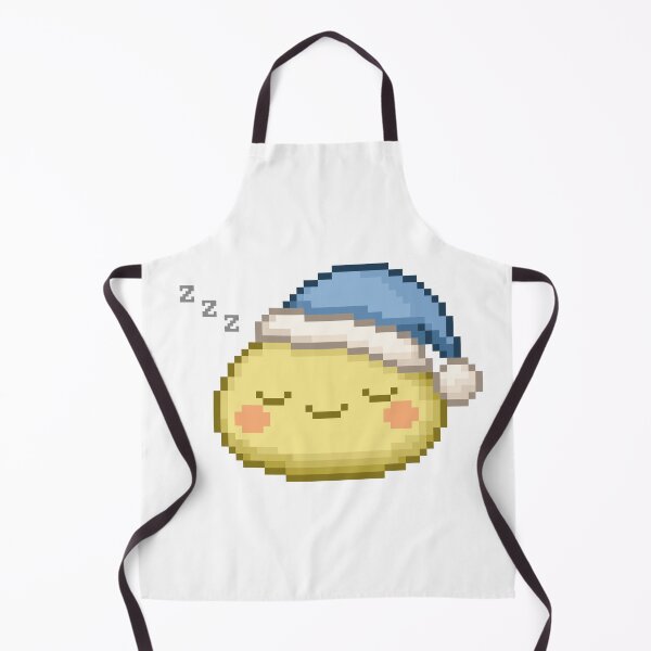 Item preview, Sleepy Pixel Mochi - Lemon Meringue designed and sold by retro_pixel.