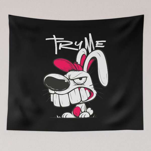 Item preview, Rabbit Pet – Rebel Attitude designed and sold by AtuqStudio.