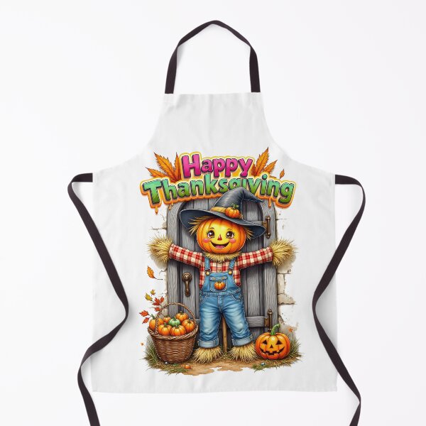 Item preview, Whimsical Thanksgiving Scarecrow designed and sold by Atouke.