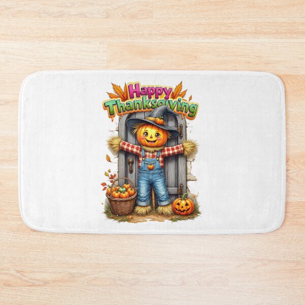Item preview, Whimsical Thanksgiving Scarecrow designed and sold by Atouke.