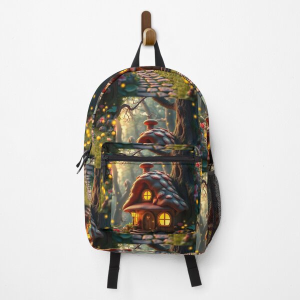 Item preview, Charming Hyperrealistic 3D Render of a Whimsical Mushroom Cottage in an Enchanted Forest at Golden Hour designed and sold by Jayara [Born To Reign].