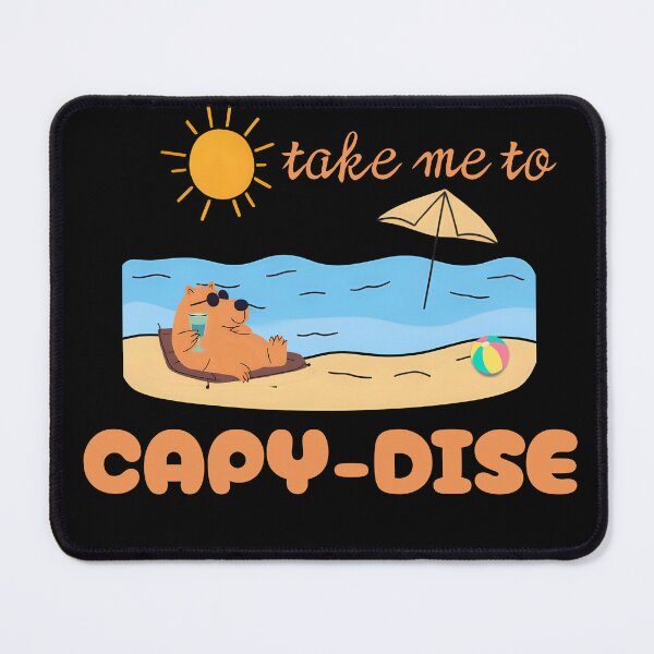 Item preview, Take Me to CAPY-DISE – Funny Summer Capybara Beach T-Shirt designed and sold by MaybeeShirts.