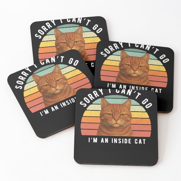 Item preview, Funny Orange Cat Sarcastic Humor Inside Cat designed and sold by d247.