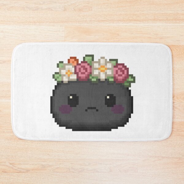 Item preview, Flower Crown Pixel Mochi - Goth  designed and sold by retro_pixel.