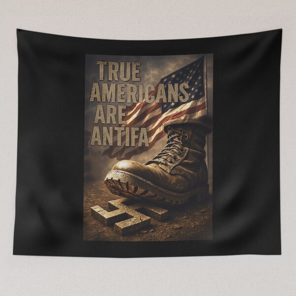 Item preview, True Americans are ANTIFA designed and sold by Mi-RopaMx.
