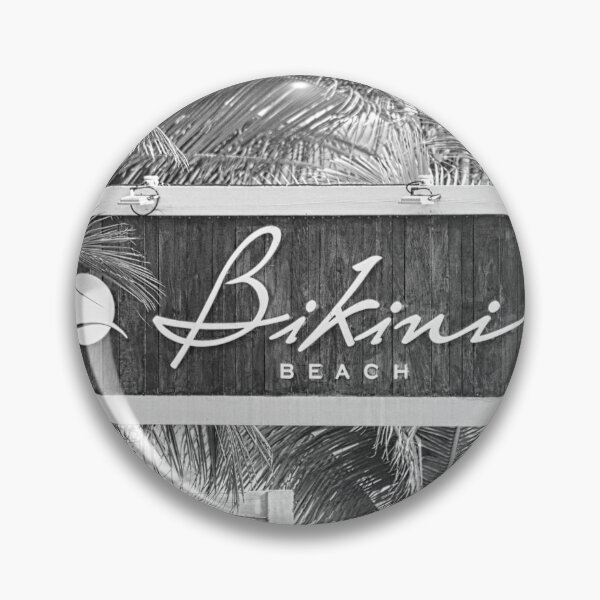 Item preview, Bikini Beach Black And White designed and sold by LisaWootenPhoto.