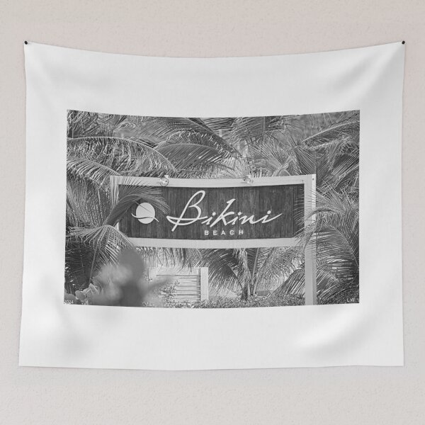 Item preview, Bikini Beach Black And White designed and sold by LisaWootenPhoto.