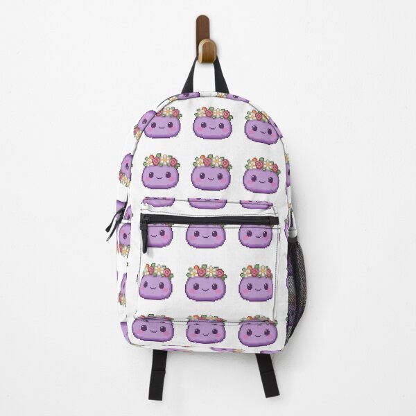 Item preview, Flower Crown Pixel Mochi - Grape Jelly designed and sold by retro_pixel.