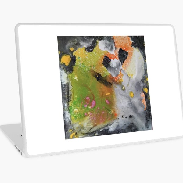 Aperçu de l'œuvre Abstrait orange vert noir 3 créée et vendue par ThereseLyssia.
