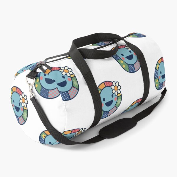 Item preview, Cute Patchwork Smiley – Denim & Floral Sticker Art designed and sold by PnrArtDesign.