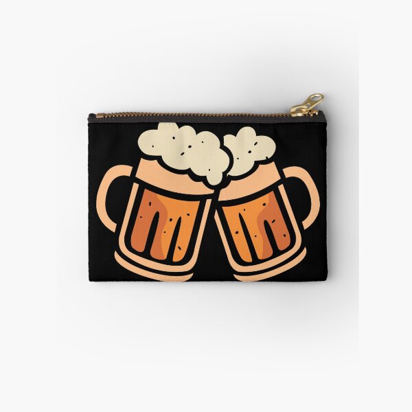 Item preview, Beer glasses toasting anniversary - celebration comic and cartoon designed and sold by AndreMi.
