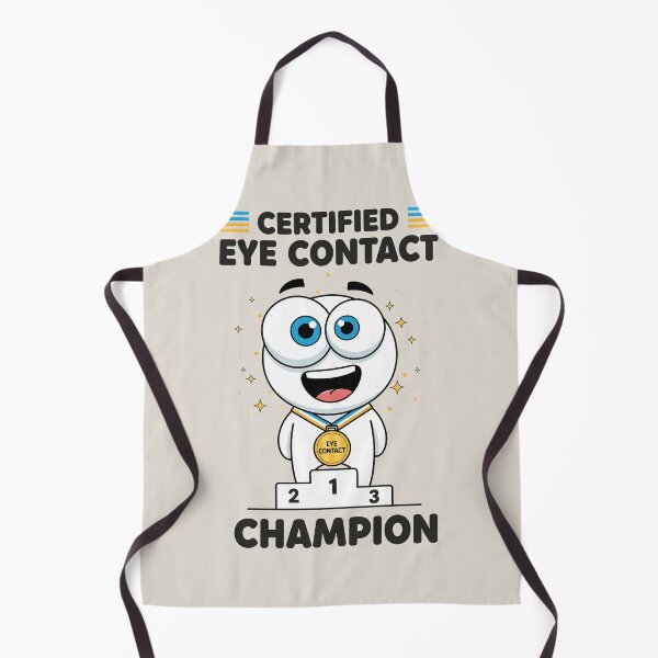 Item preview, Certified Eye Contact Champion designed and sold by Amir Faysal.