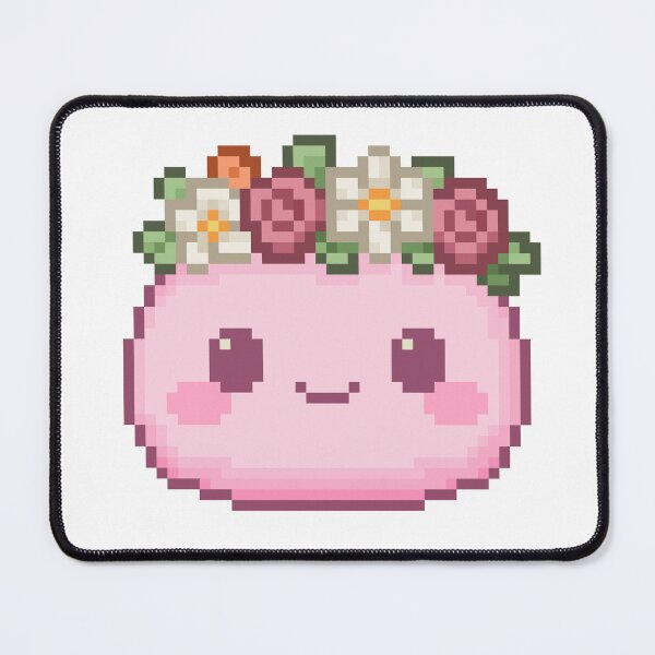 Item preview, Flower Crown Pixel Mochi - Sakura Bloom designed and sold by retro_pixel.