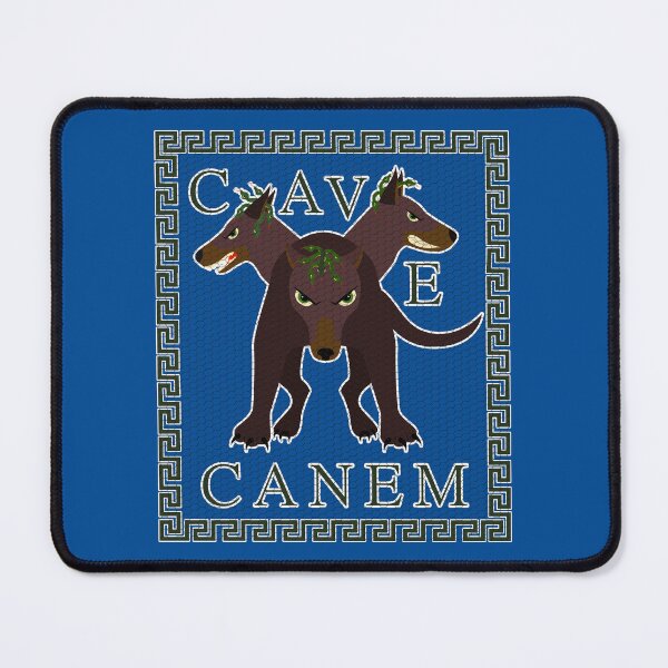 Item preview, Beware of Dog "Cave Canem" Cerberus designed and sold by Happy Puppy Print On Demand.