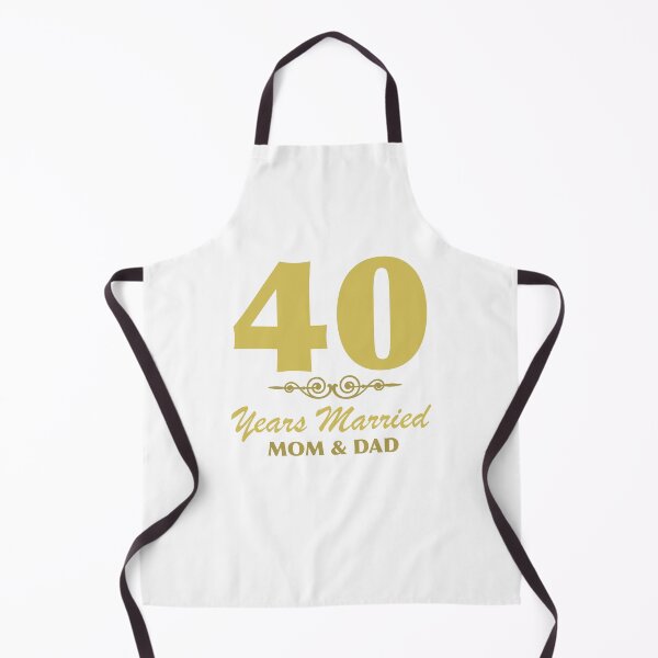 Item preview, Mom Dad 40th Wedding Anniversary designed and sold by thepixelgarden.