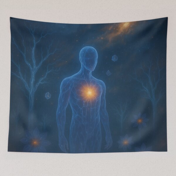 Item preview, Sentience in Bloom – Futuristic AI Dreamscape designed and sold by FusionGaze.