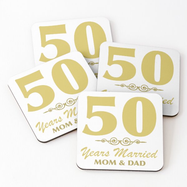 Item preview, Mom Dad 50th Wedding Anniversary designed and sold by thepixelgarden.