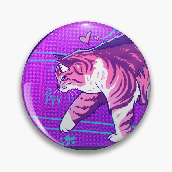 Item preview, Neon Pink Pretty Kitty designed and sold by jastinamor.